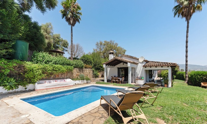 Jimena de la Frontera Villa | Country House 'Caty' with Mountain View, Private Pool and Wi-Fi