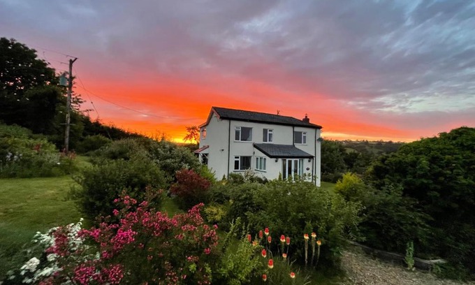Llanwyddelan House | Charming Country Home with Gardens and Breakfast Included