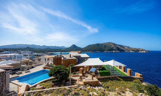 Cala Agulla Villa | Experience Can Eolo: Seaside Retreat with Pool & Wi-Fi