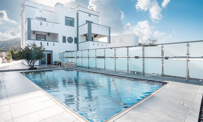 South Rhodes Villa | Country House 'White Pearl Apolakkia 1' with Pool & Ocean View
