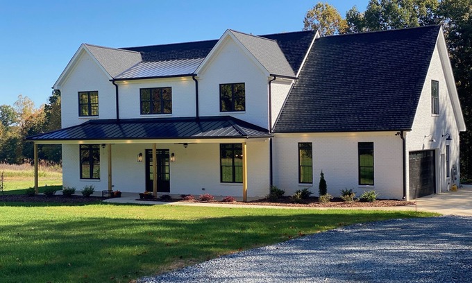 Reidsville Other | Elegant Modern Farmhouse with Spa & Hot Tub Retreat