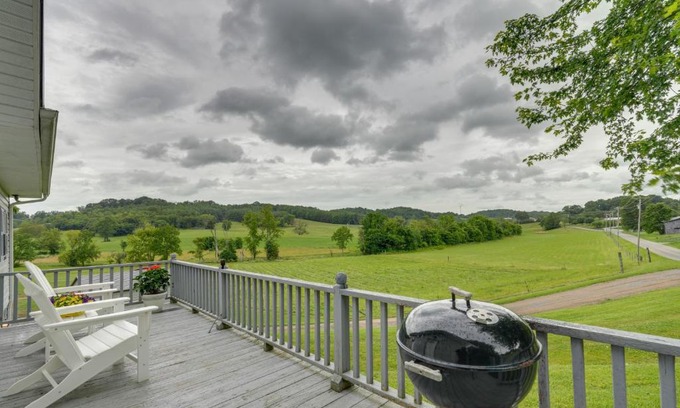 Greeneville House | Idyllic Greeneville Retreat with Fire Pit & Pet-Friendly Perks