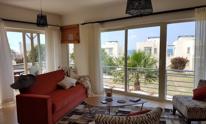 Esentepe Apartment | Seaside Haven: Cozy 2-Bedroom Apartment with Terrace