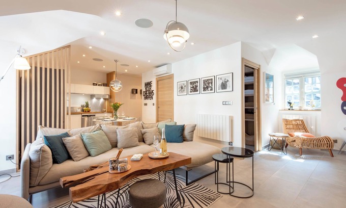 Le Suquet Apartment | Inviting 2-Bedroom Apartment, Steps from the Beach
