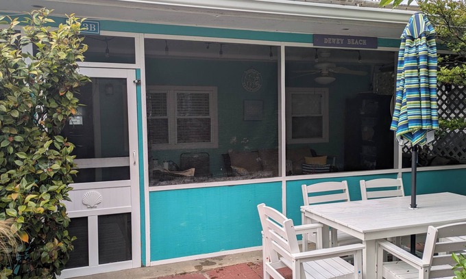Rehoboth by the Sea Cottage | Beachside 2 BR Cottage with Ocean View & Pet Friendly