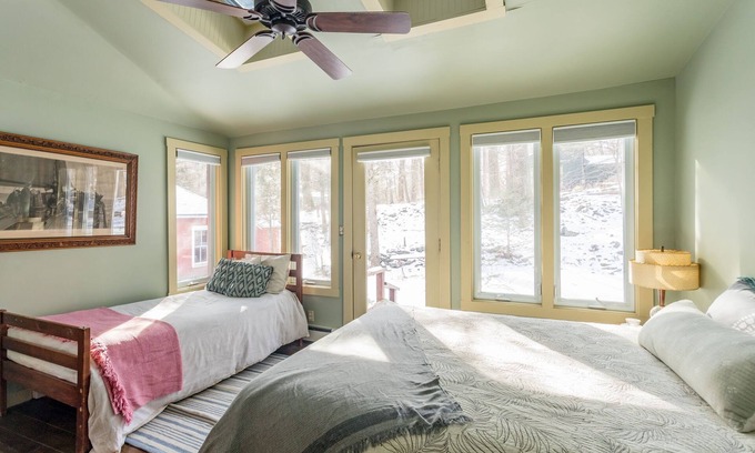 West Saugerties House | Inviting Streamside 2 BR Retreat Near Woodstock & HITS