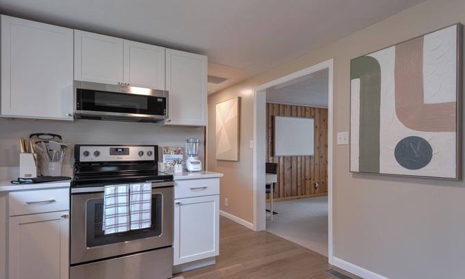 Terre Haute House | Pet-Friendly 2BD Retreat with Spa and Fenced Yard
