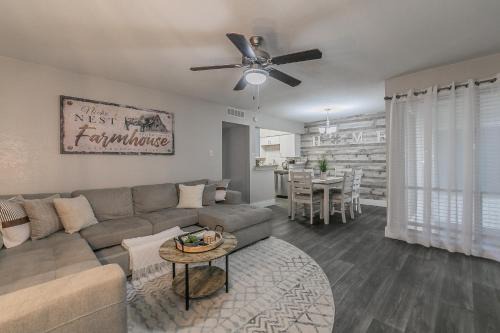 Arlington Apartment | Inviting 2BR Farmhouse Apartment with Free Parking & Family Focus