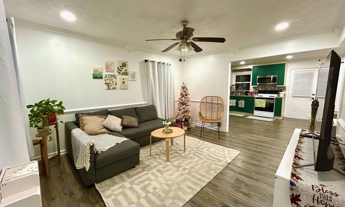 Lawrenceville House | Inviting 3-Bedroom Home with Covered Deck & Pet-Friendly