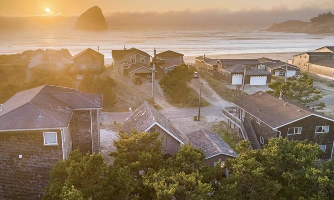 Pacific City House | Charming A-frame Retreat Steps from the Beach with Ocean Views
