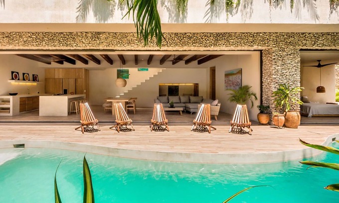Zama Villa | Modern Oceanfront Villa with Private Pool in Tulum