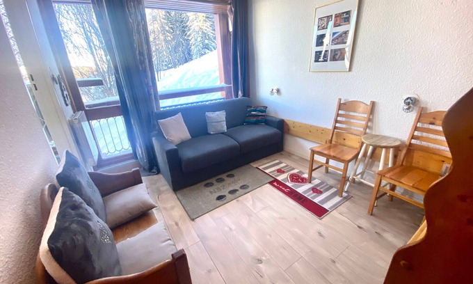 Arc-1800 Apartment | Relax in Apartment Les Arcs 1800 with Spa & Kitchen