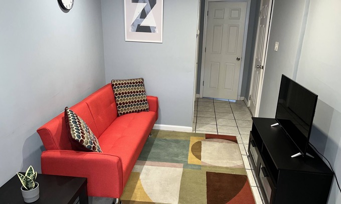 North Bergen Apartment | Inviting Apartment Steps from Times Square with Spa Amenities