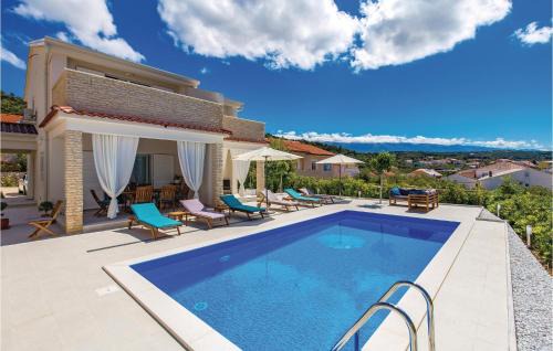Barbat na Rabu Apartment | Charming Barbat Apartment with Sea Views and Pool Access