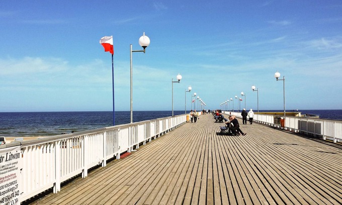 West Pomeranian Voivodeship Apartment | Discover Comfort in Central Kolberg with Oceanfront Views