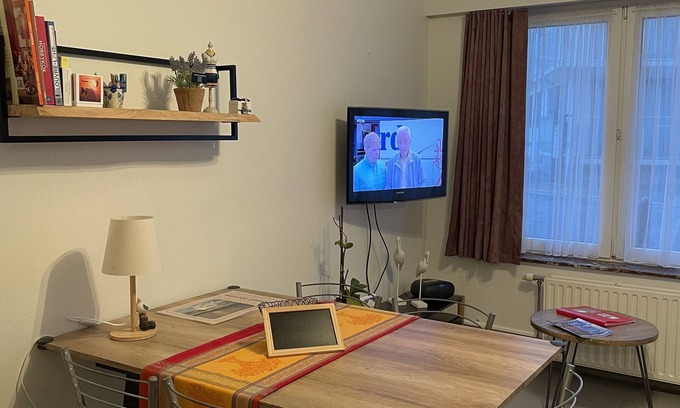 Westende Apartment | Inviting Seawall Apartment in Westende with Oceanfront Views