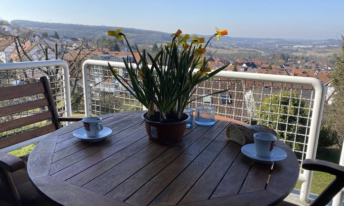 Mandelbachtal Apartment | Inviting Apartment with Balcony and Scenic Views