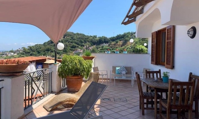 Casamicciola Terme House | Cozy Beach House with Private Terrace, Steps from the Sea