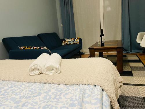 Vantaa House | Inviting Blue Apartment with Hot Tub & Family-Friendly Vibe