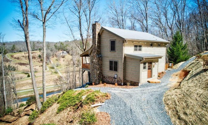 Boone House | Inviting Cabin with Mountain View, Hot Tub & Pool Table