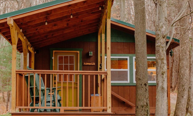 Rock Stream Cabin | Relaxing Cabin Retreat with Spa in Scenic Rock Stream NY