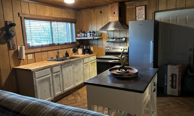 Rupert Cabin | Cozy cabin with WiFi and AC in charming Butler Private getaway on large acerage