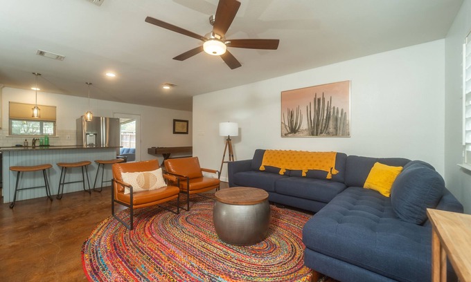 Mesa Park House | Ideal Retreat: Cozy Casa with Hot Tub & Game Room Awaits