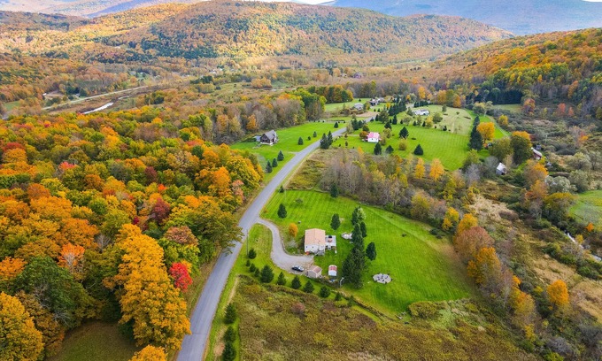 Margaretville Cottage | Idyllic Catskills Cabin with Mountain Views and Pool