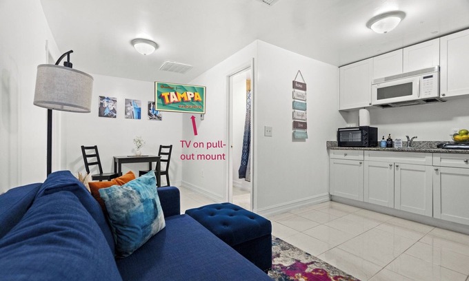 Tampa Apartment | Inviting Apartment with Private Entrance & Family Amenities