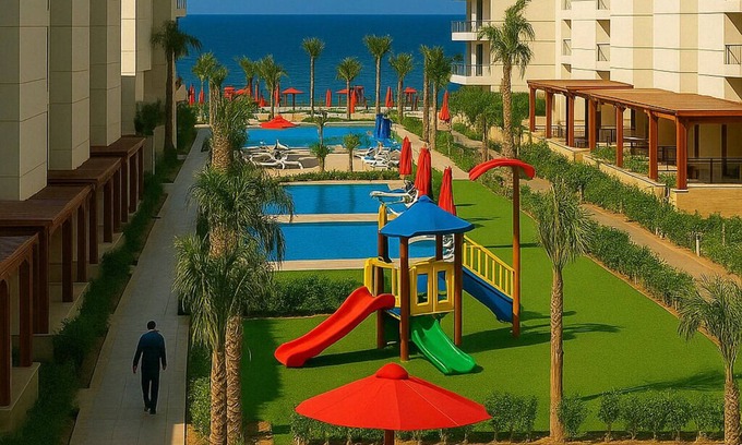 Al-Manasrah Ski Chalet | Coastal Haven on Damietta Port Said Road with Family Amenities