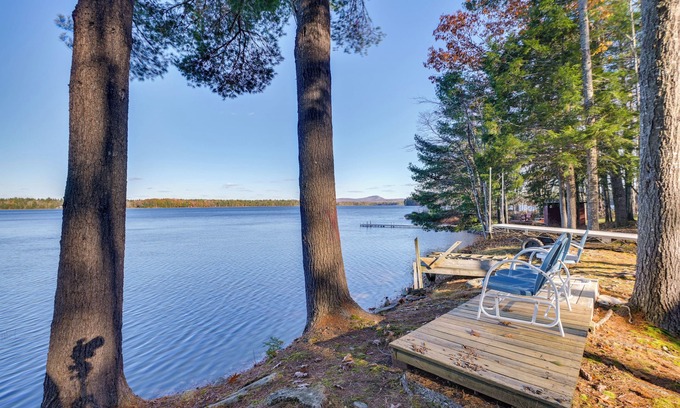 Eddington Cottage | Charming Chemo Pond Cabin with Dock & Family-Friendly Amenities