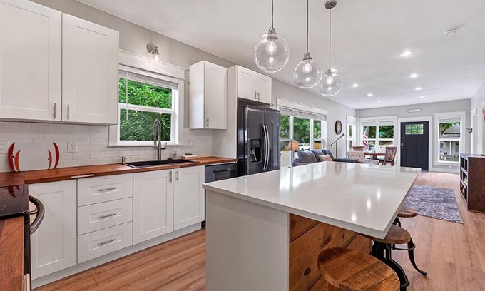 Loveland House | Stylish Downtown Loveland Home with Family-Friendly Amenities