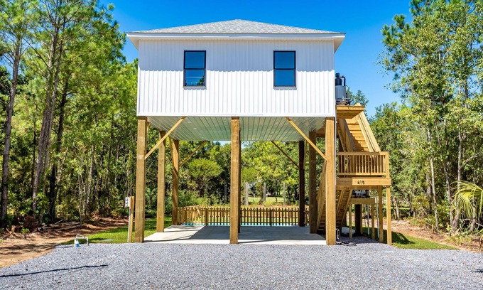 Henderson Point House | Inviting Coastal Cottage with Pool and Dock Access