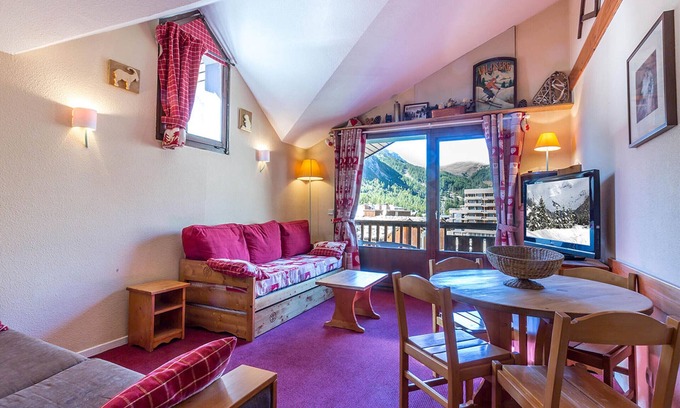 Val-d'Isere Apartment | Cozy Studio Val-d'Isère with Spa & Family Amenities