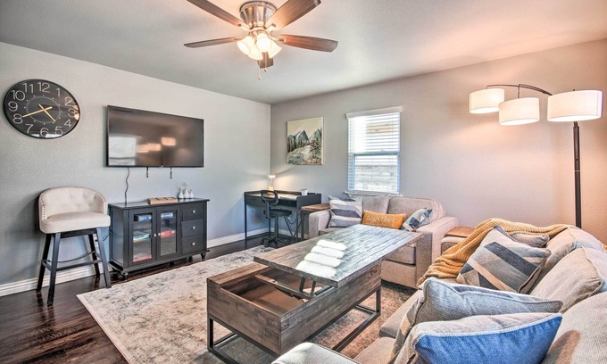 Downtown House | Inviting Duplex Steps from Bentonville City Square!