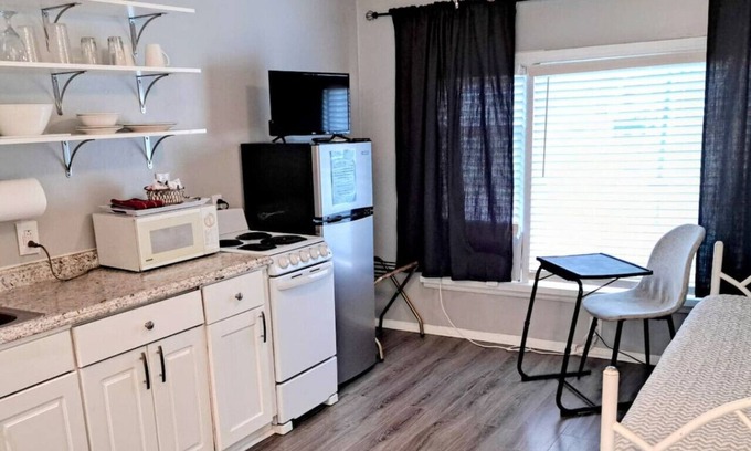 Saint Johns Apartment | Comfortable Efficiency Apartment #22 with Kitchen Amenities