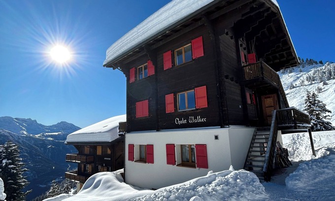 Riederalp Ski Chalet | Ocean View Retreat with Hot Tub and Family-Friendly Amenities