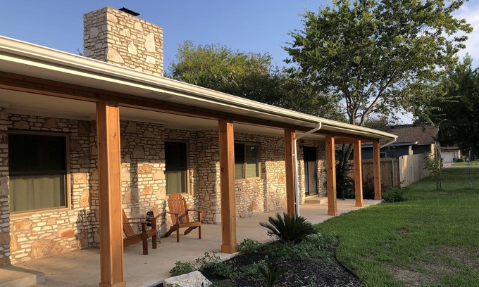 Buda House | Inviting Farmhouse Retreat in Old Town Buda, Near Austin