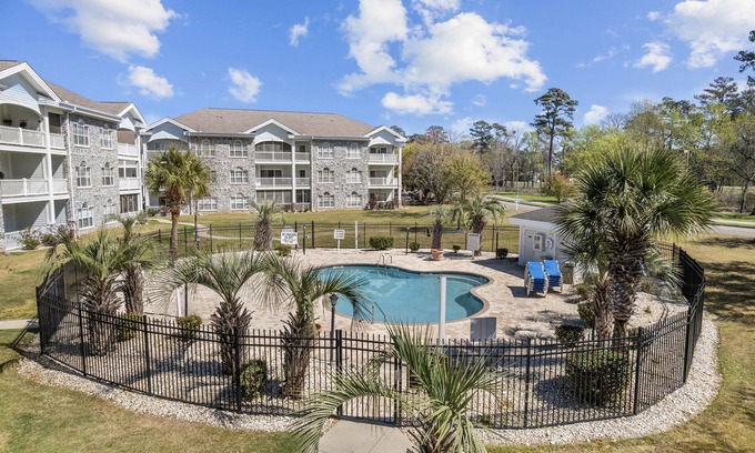 Central Myrtle Beach Apartment | Inviting Stay at Magnolia with Pool and Kitchen Access