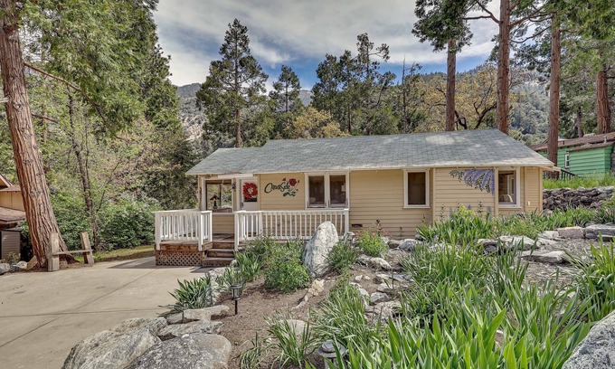 Forest Falls Cabin | Inviting Forest Falls Cabin Close to Hiking Trails & Spa