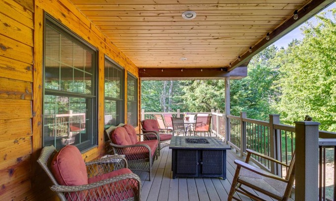 Frazee House | Inviting Frazee Lake Home with Hot Tub & Fire Pit Awaits