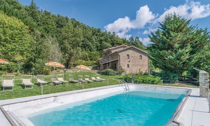 Apecchio House | Charming Farmhouse Retreat with Pool and Spa Amenities