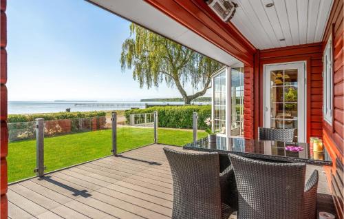 Bjert House | Charming Oceanfront Retreat in Bjert with Free Wifi