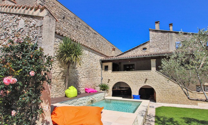 Bourg-Saint-Andeol House | Serene Cottage Retreat with Pool and Lake Views