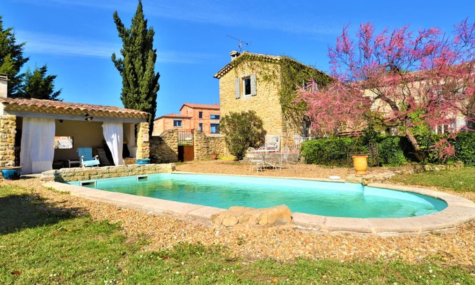 Mejannes-les-Ales House | Renovated Country House with Spa and Lake Views