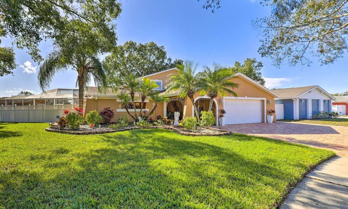 Bearss Plaza House | Inviting Tampa Retreat with Pool, Spa & Ideal Location