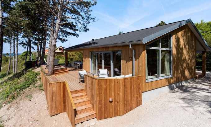 Knebel House | Cozy home in Knebel with sauna