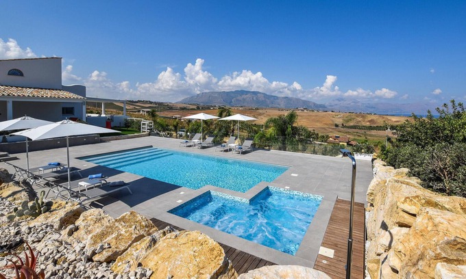 Partinico House | Idyllic Vacation Home with Private Pool and Ocean Views