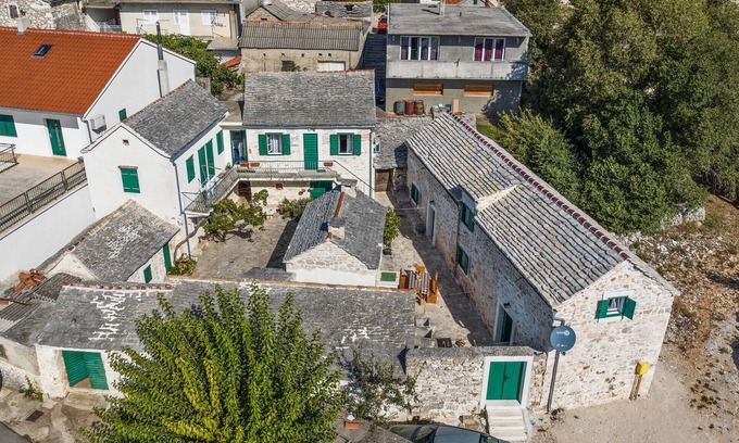 Primosten House | Stylish Stone Retreat with Terrace Near the Coast