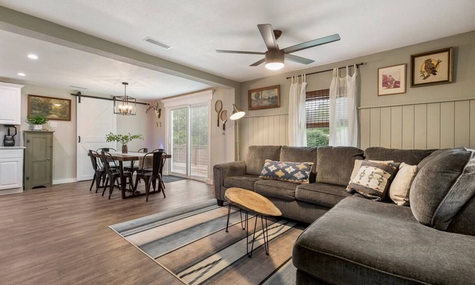 Rogers House | Inviting House Steps from Beaver Lake & Hobbs State Park